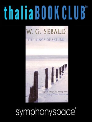cover image of W.G. Sebald's the Rings of Saturn